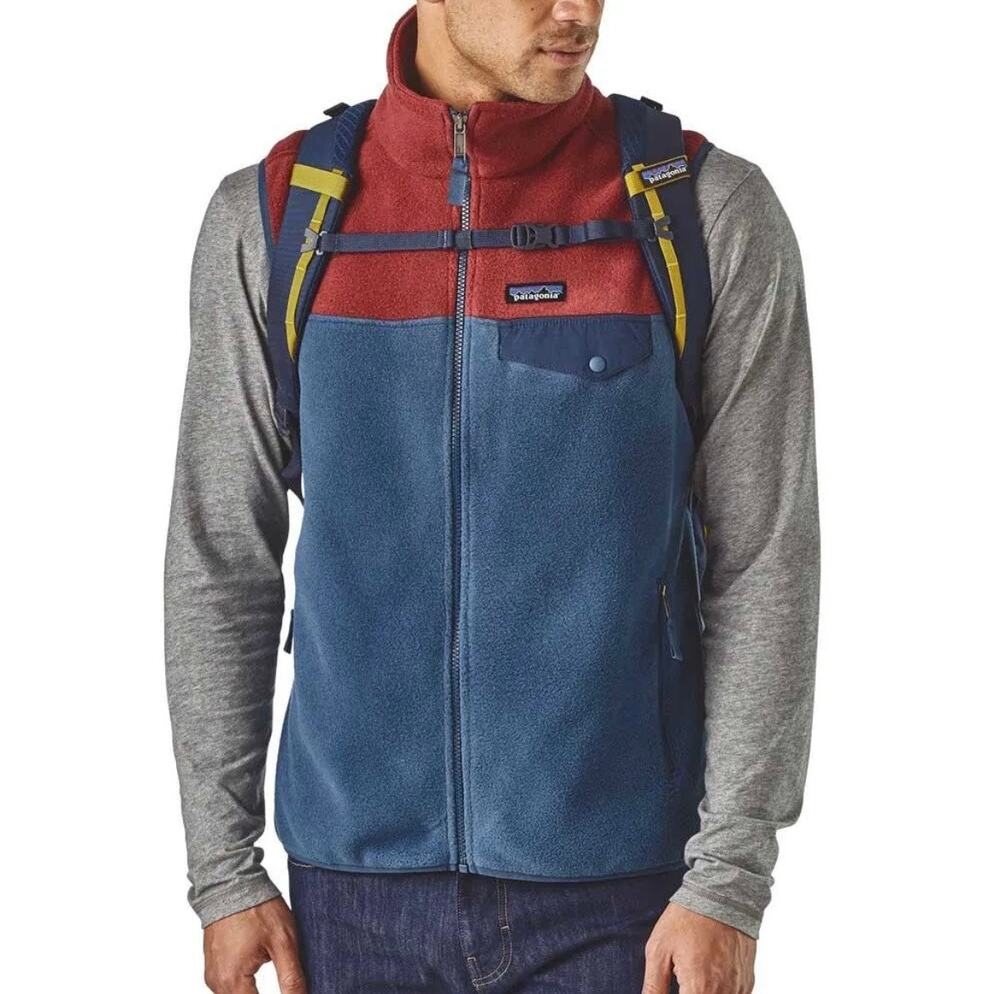 ✨NWT Patagonia Men’s Lightweight Synchilla® Snap-T® Colorblock Vest Sz XL